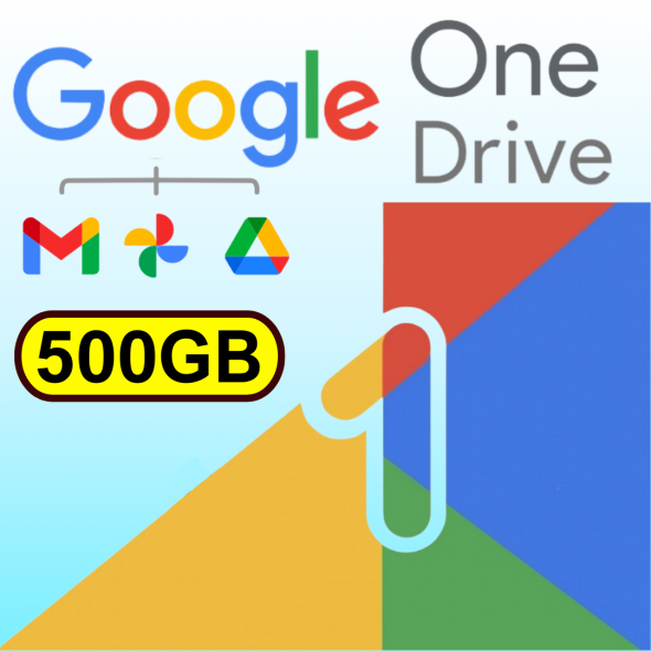 Gói gia hạn Google One 500 GB 1 năm