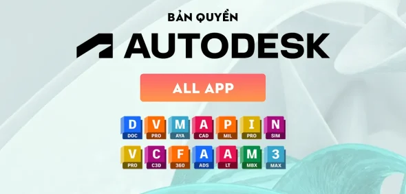 AutoDesk full app 12 Tháng